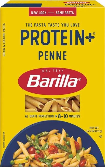 Barilla Penne Rigate Protein Plus białko opakowanie 400g x 5