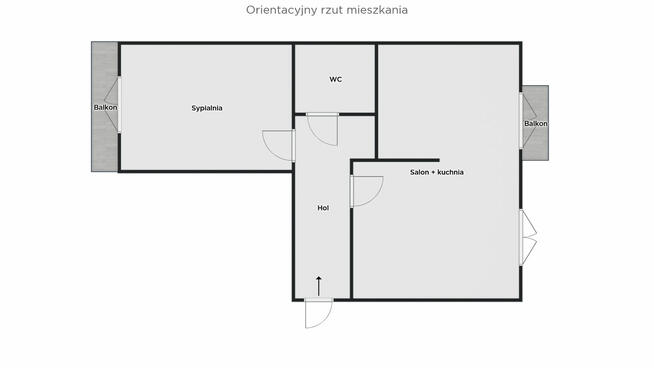 Brynów, 53 m2, 1. piętro, 2 balkony, po remoncie, wyposażone