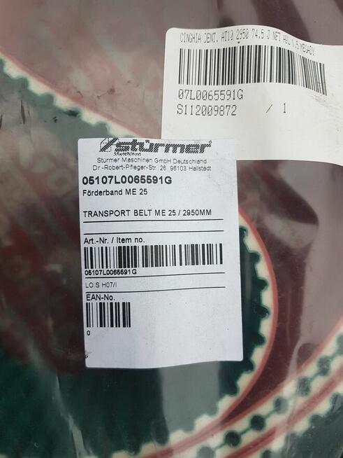 Pas Posuwu okleiniarka SCM MINIMAX ME 25