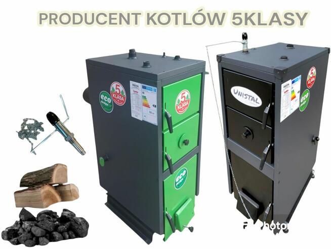 Kocioł Kotły Drewno/Węgiel/Pellet piece 5KLASA 10kW do 120m2