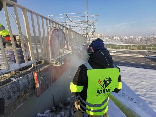 Cięcie betonu, odcinanie wycinanie cięcie balkonów DIAMTAR