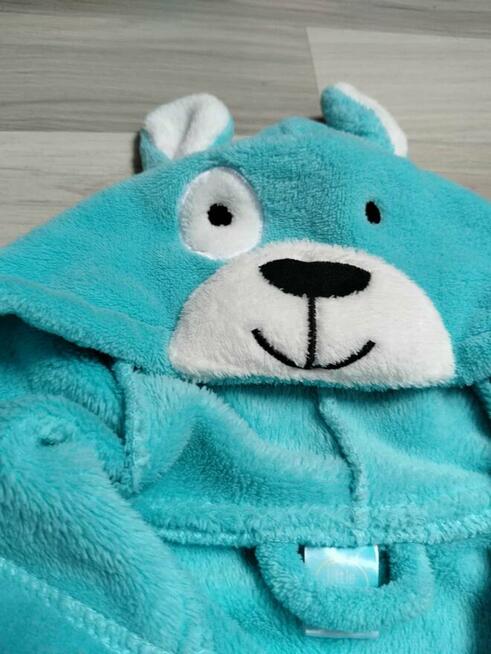 Szlafroki dzieciece polarowe kpl 2 szt st.bdb roz.92/98