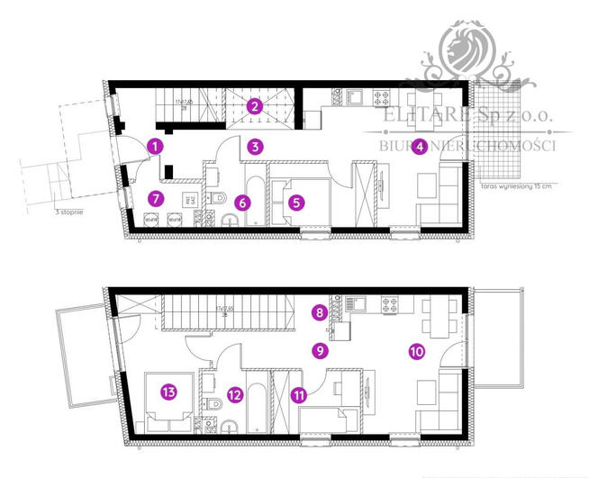 Duże, mieszkanie 87,53m2, dwupoziomowe/ Jagodno, Brochów Wrocła