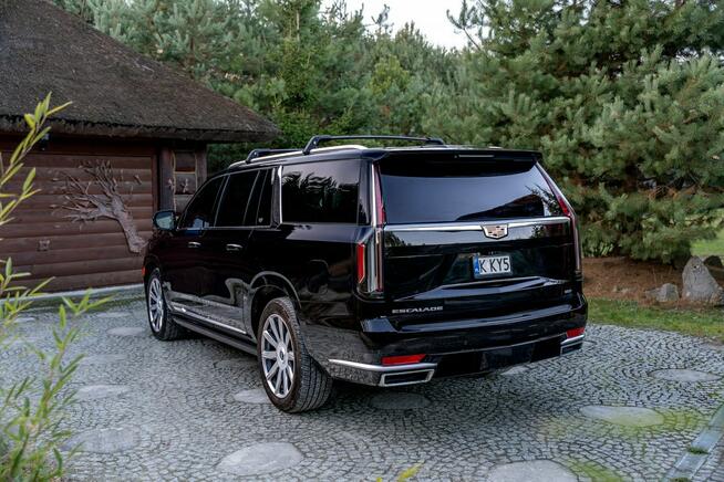 Cadillac Escalade ESV / 6.2 426KM / 7-osobowy / Bogata opcja / Jak NOWY / Bezwypadkowy