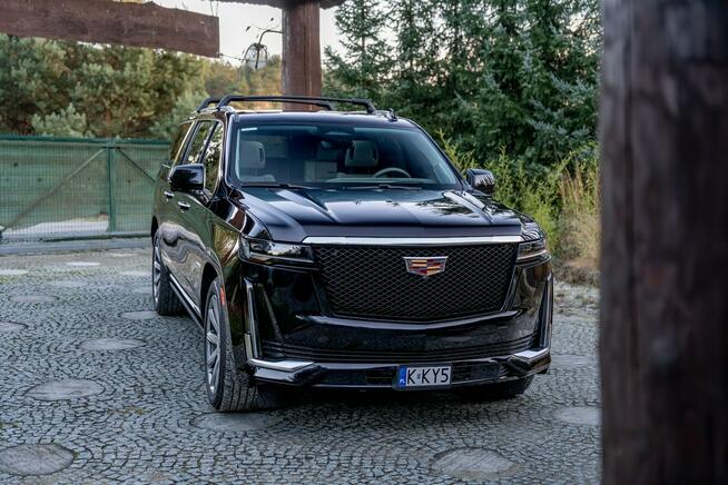 Cadillac Escalade ESV / 6.2 426KM / 7-osobowy / Bogata opcja / Jak NOWY / Bezwypadkowy