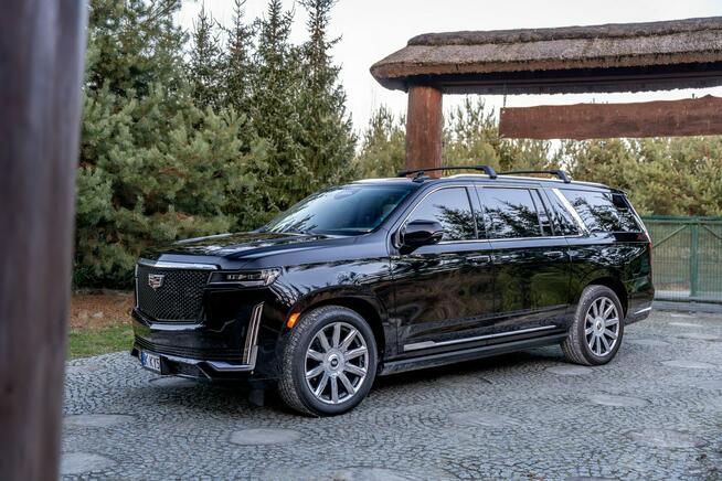 Cadillac Escalade ESV / 6.2 426KM / 7-osobowy / Bogata opcja / Jak NOWY / Bezwypadkowy
