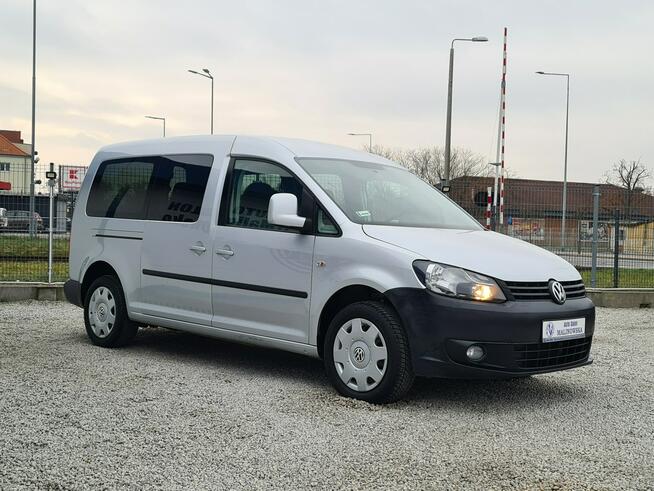 Volkswagen Caddy LONG Patforma Dla Inwalidy Automat DSG Klimatyzacja Tempomat Haloegny