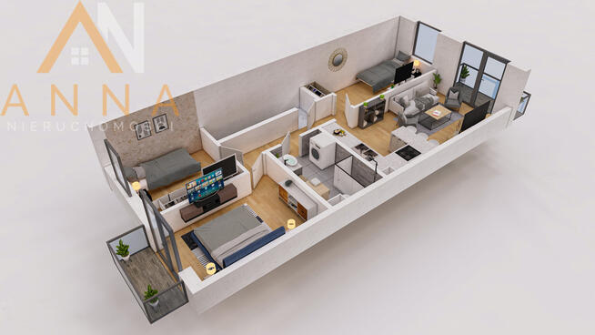 Nowoczesny apartament, 4 pokoje, osiedle Solno