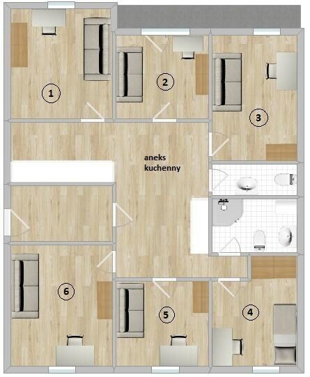 Żurawia 3, Jeżyce, pokój przy Rynku Jeżyckim