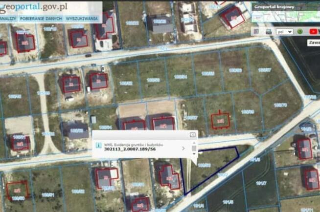 Bardzo ładna działka Napachanie 881 m2 las jezioro