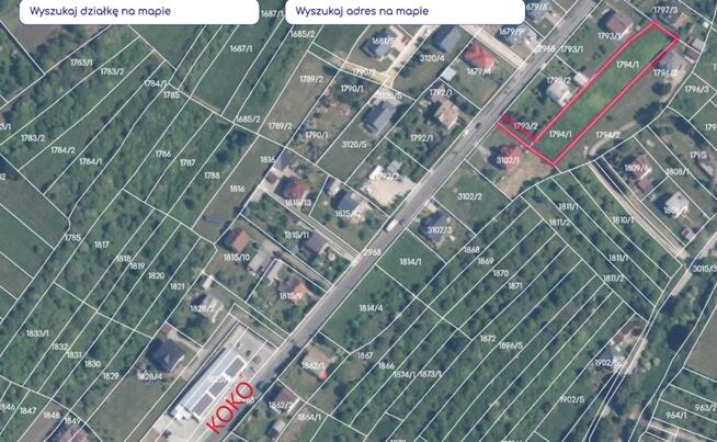 Luszowice - Działka budowlana z WZ , ogrodzona