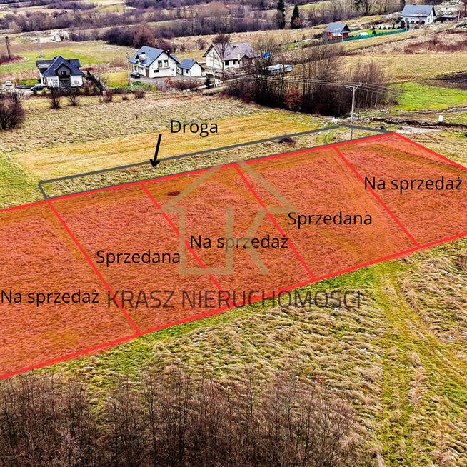Piękne widokowe działki z idealnym dojazdem