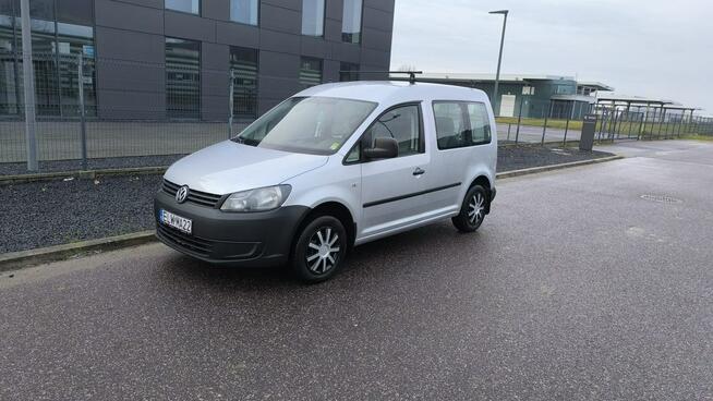 Volkswagen Caddy 1.6TDi 2011r Salon PL Klima Hak Relingi Zadbany Serwisowany