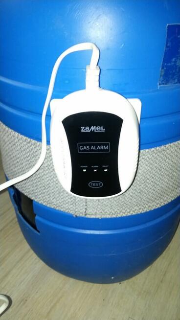 Butla gazowa z promiennikiem.