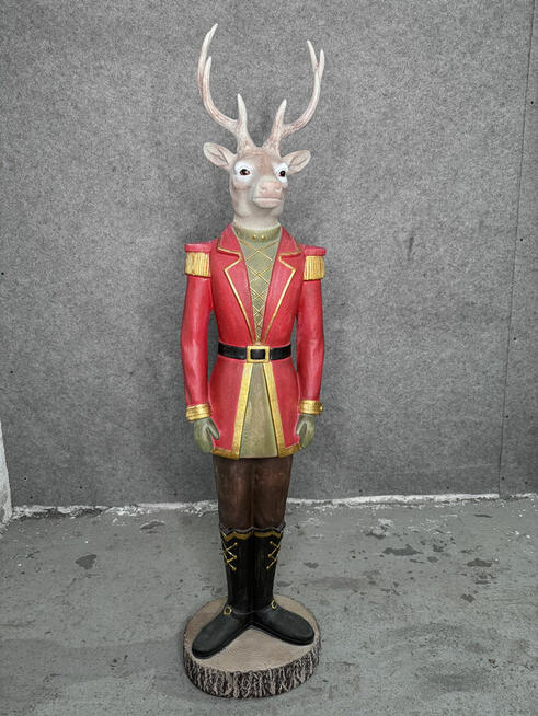 Syndyk sprzeda figury dekoracyjne JELEŃ (31x28x133 cm)