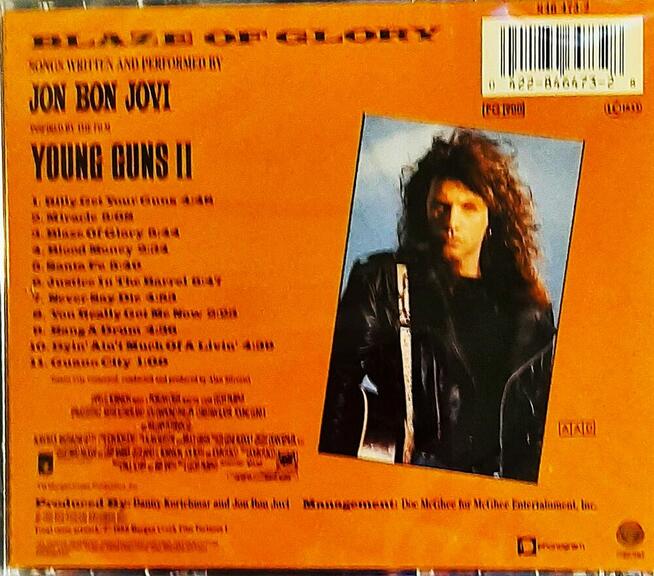 Polecam Album CD JON BON JOVI -Album Blaze Of Glory Young Gu