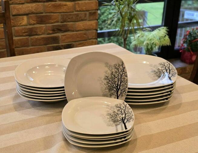 Talerze 18 el drzewa , vc460 , szlaczki 159zl