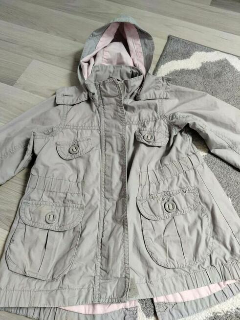 Kamizelka plus kurtka dziecięca roz.98/104 st. bdb