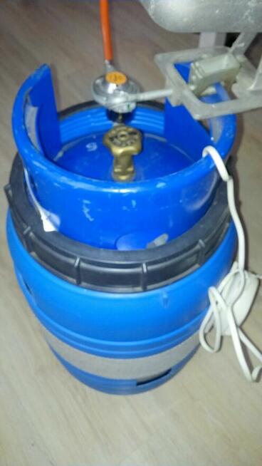 Butla gazowa z promiennikiem.