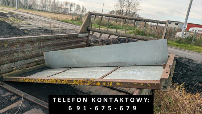 Rozrzutnik obornika dwuosiowy