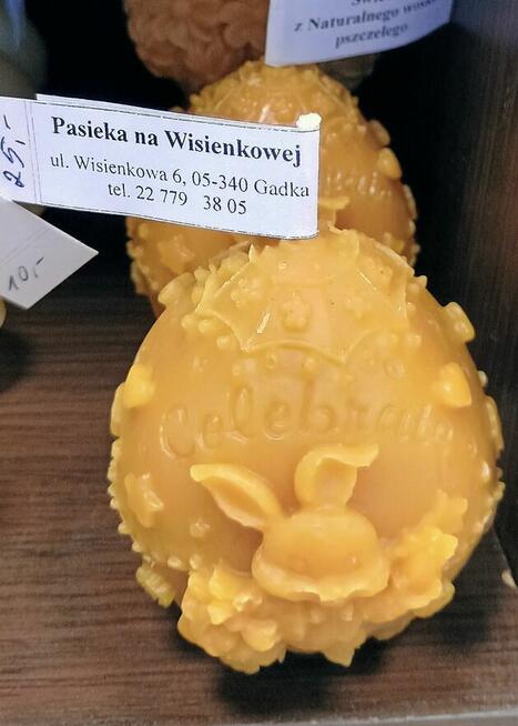 Świece z wosku pszczelego