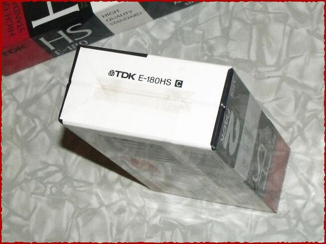 TDK HS E-180,,, VHS kaseta 2 PACK ,,, Folia