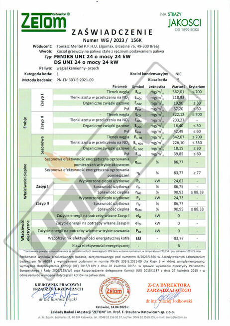 Kocioł Kotły Drewno/Węgiel/Pellet piece 5KLASA 24kW do 280m2