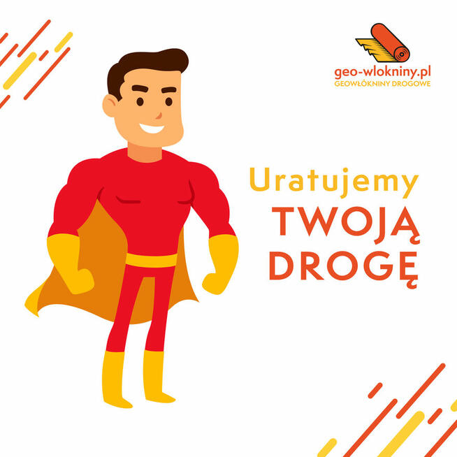 Geotkanina 15/18kN POLIPROPYLENOWA 525cm. 5,25m. Drogowa