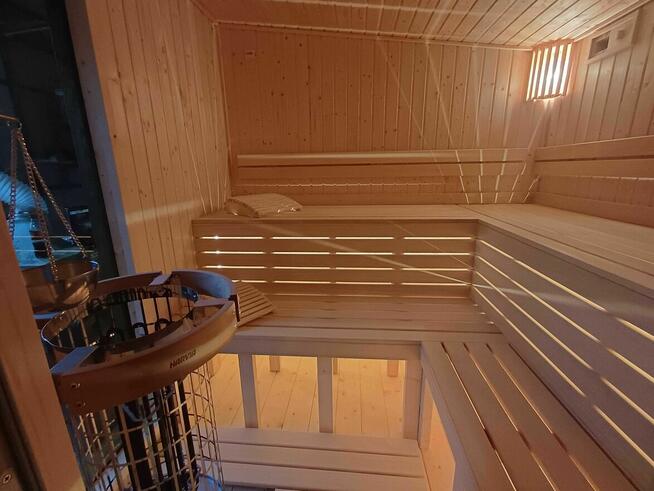 Sauna Ogrodowa ocieplona z dużym Tarasem miejscem na balię