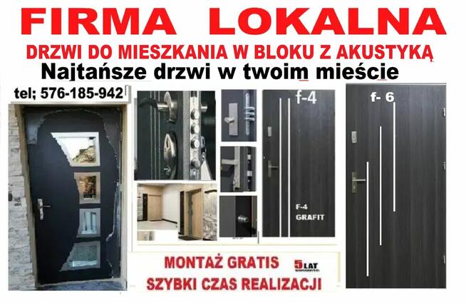 DRZWI WEJŚCIOWE do mieszkania, zewnętrzne, wewnątrzklatkowe