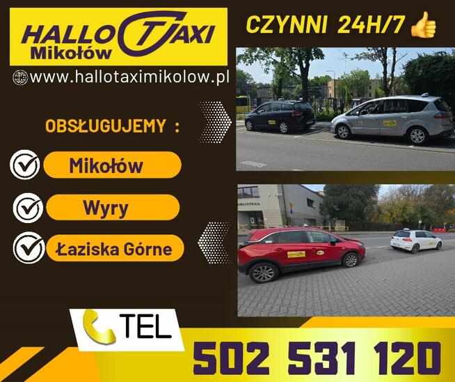 Taxi Mikołów Hallo Taxi Mikołów