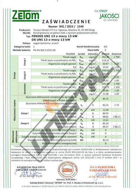 Kocioł kotły Drewno Węgiel Pellet piece 5KLASA 13kW do 160m2