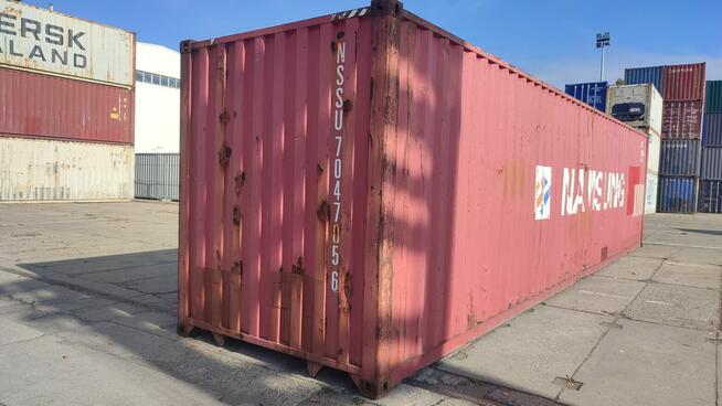Kontener morski magazynowy - 40 HC, używany - Pewny Kontener