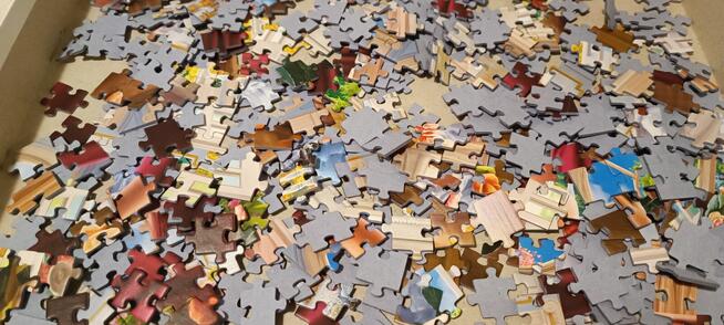 2 pudełka puzzli 500