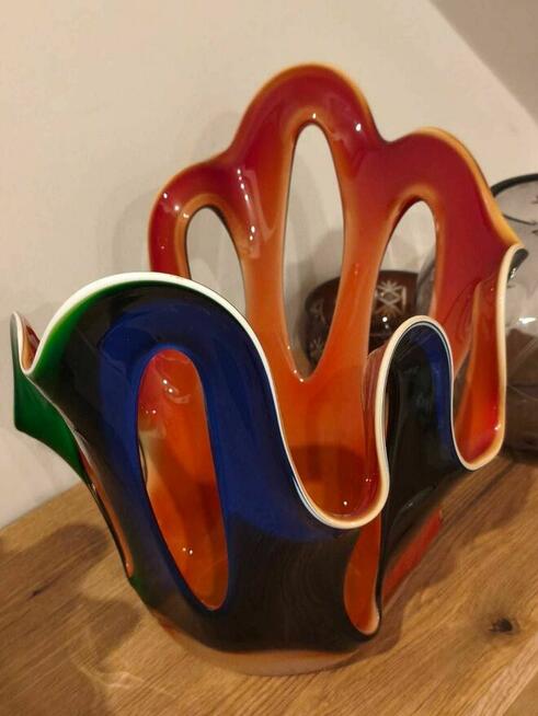 unikatowy multikolorowy wazon typu MAKORA 330 zl