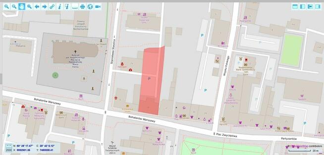 Nieruchomość gruntowa wraz z budynkiem w centrum Buska-Zdroju