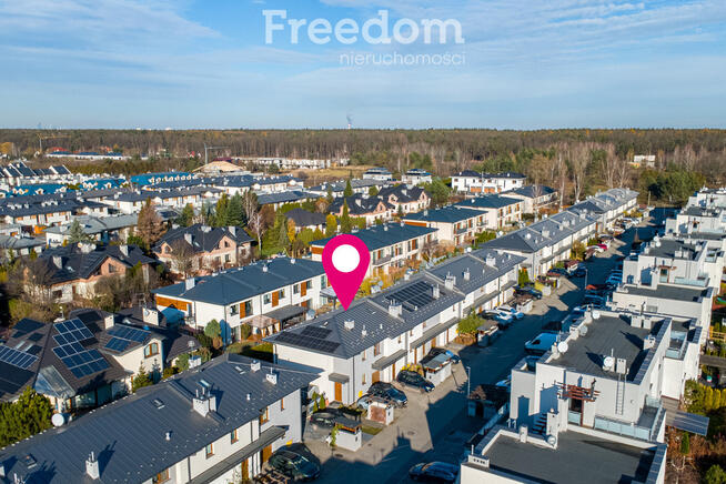 Słoneczny segment z ogródkiem i garażem pod lasem!