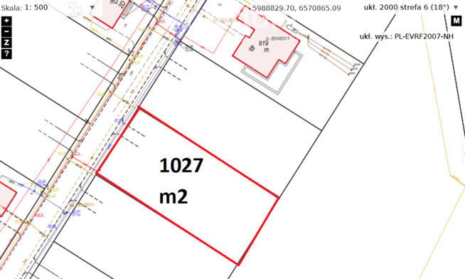 Działka przy ul. Kasztanowej -Nowa Wieś Malborska.
