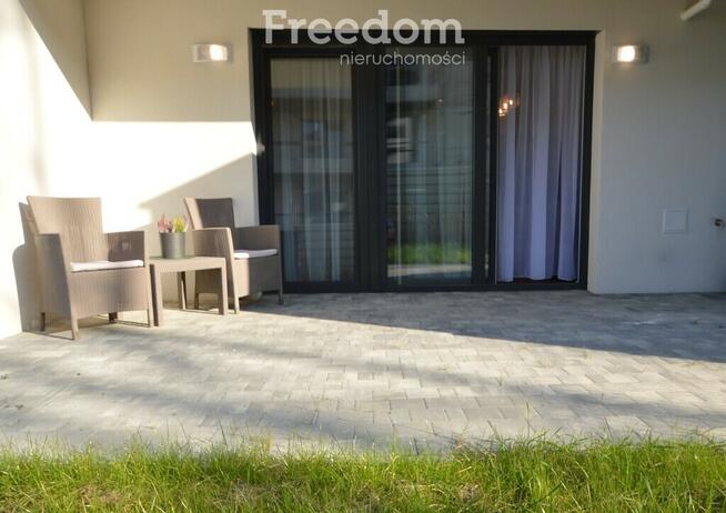 Nowy apartament z ogródkiem. Garaż. Duża komórka.