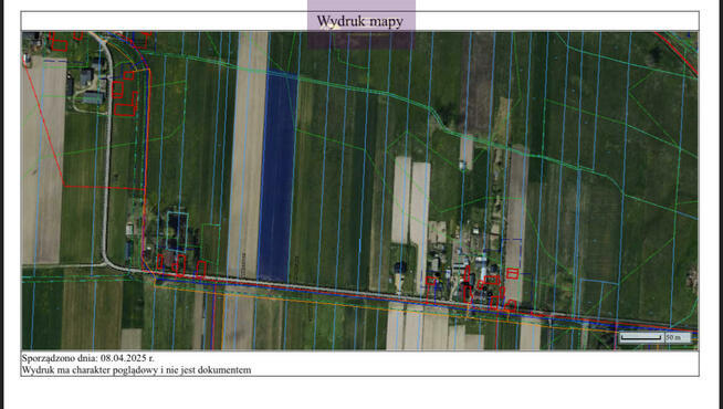 Działka rolno-budowlana Sarnów gm. Dalików, os. Sarnów