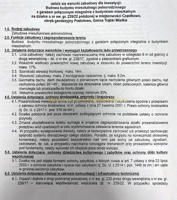 Wyjątkowa działka budowlana. Las i jezioro.