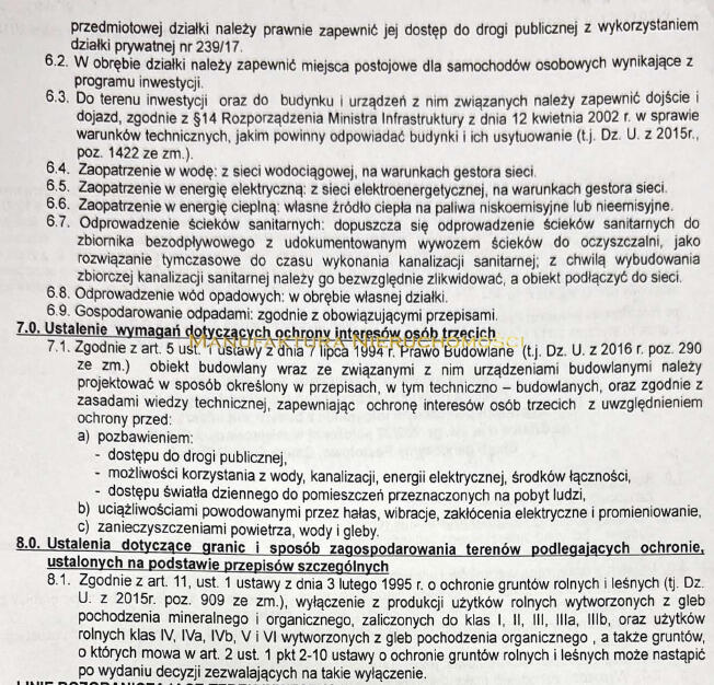 Wyjątkowa działka budowlana. Las i jezioro.