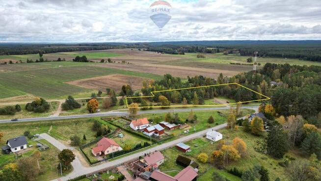 Działka inwestycyjna przy drodze DK-21.