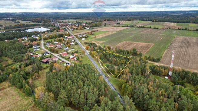 Działka inwestycyjna przy drodze DK-21.