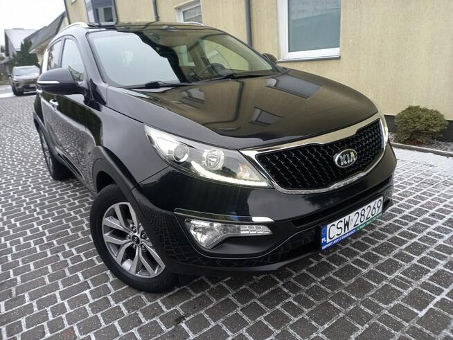Kia Sportage 2xLedy Duża Navi Kamera Skóry 4xGrzane Fotele 100%Bezwypadkowa Zadbana