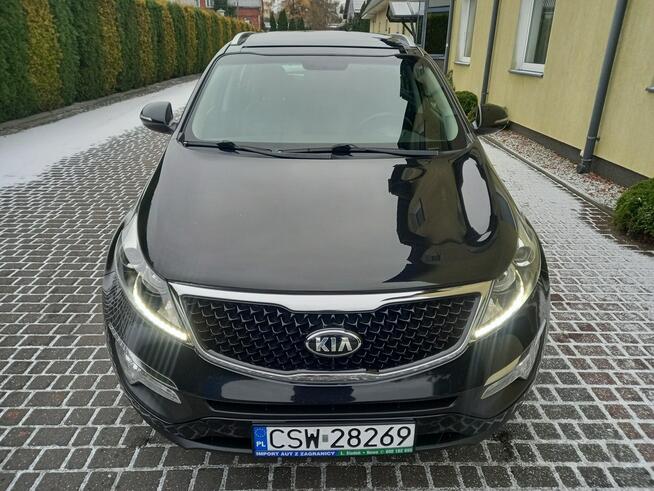 Kia Sportage 2xLedy Duża Navi Kamera Skóry 4xGrzane Fotele 100%Bezwypadkowa Zadbana