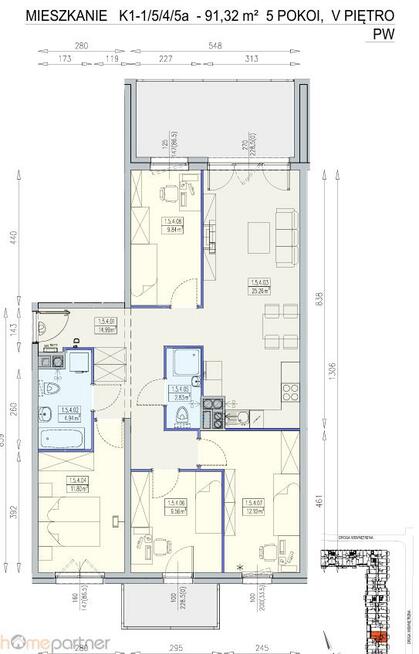 Mieszkanie Wrocław Krzyki, Partynice, al. Karkonoska