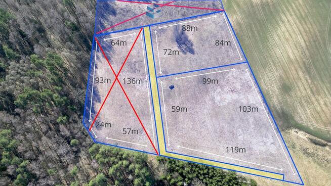 Działka budowlana Jędrychówko gm. Morąg