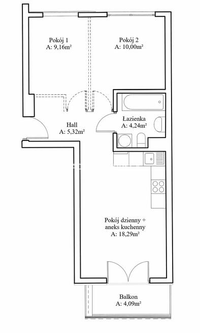 Mieszkanie Kraków Dębniki, Kliny, Anny Szwed-Śniadowskiej