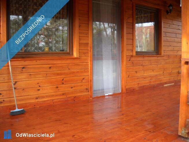 Dom drewniany z działką